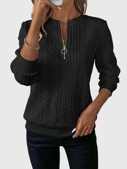 Lucia - Pull À Zip Élégant