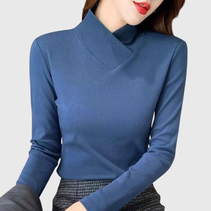 Liora - T-shirt Col Roulé Chic