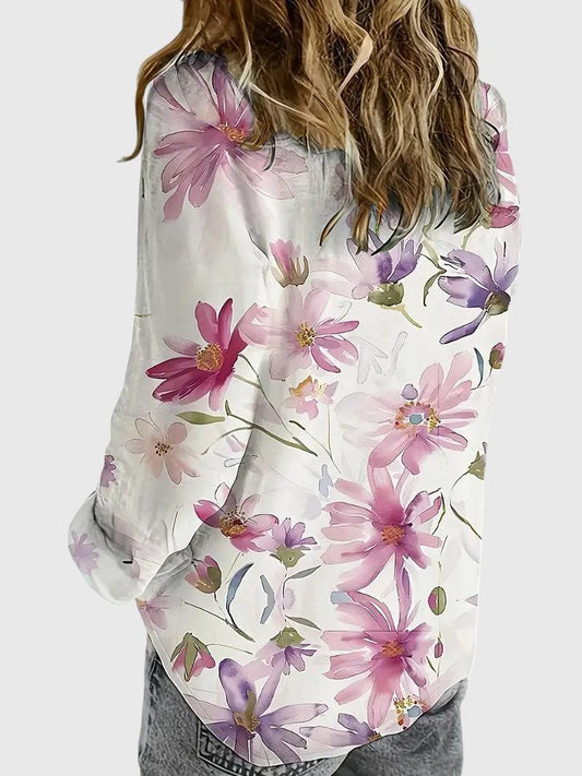 Emiliana - Blouse Florale Élégante