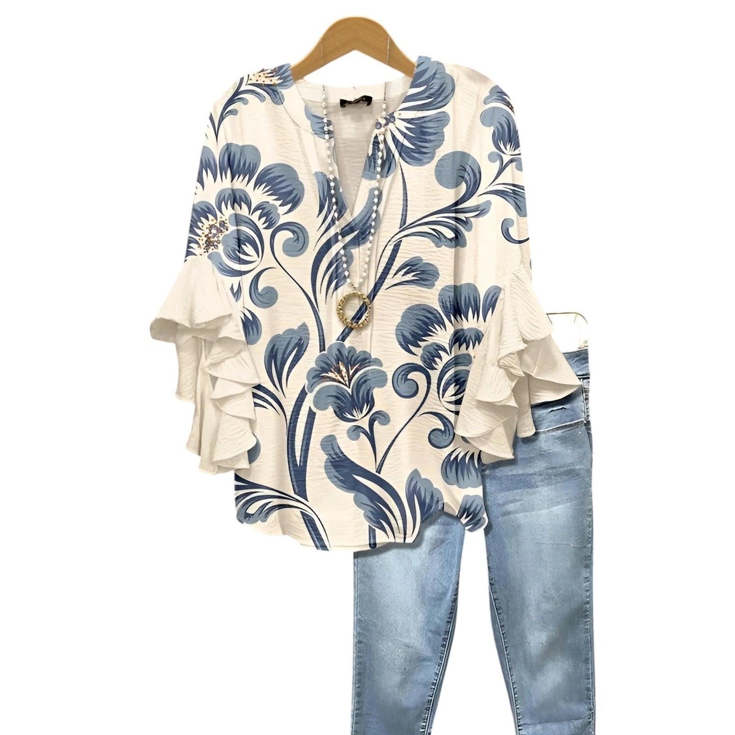 Elisabet - Blouse Estivale Décontractée