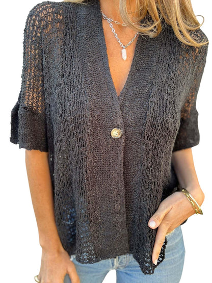 Claire - Gilet Aéré Élégant