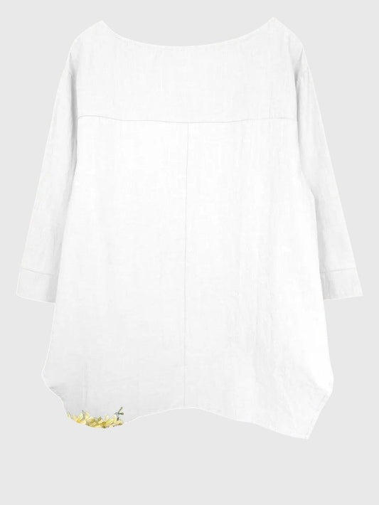 Liana - Blouse Asymétrique Décontractée