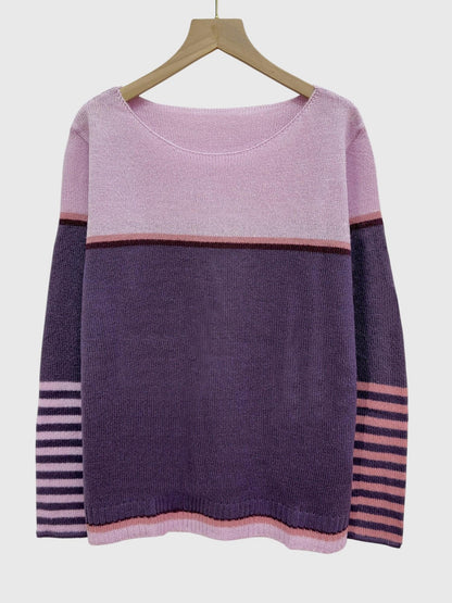 Katharina – Pull Rayé à Manches Longues